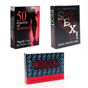 Estilos de sexo erótico jogo de cartas de brincar para casais jogo de cartas para adultos e casais divertidos