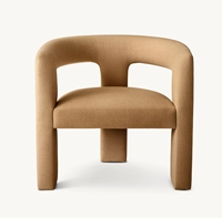 INES espace de vie tissu chaise de café simple salle à manger accoudoir chaise cuisine tapisserie d'ameublement canapé chaise usine meubles personnalisés
