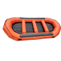 Bateau gonflable en PVC d'eau blanche, matériau d'hypalon, bateau flottant gonflable, canot de sauvetage, radeau de sauvetage