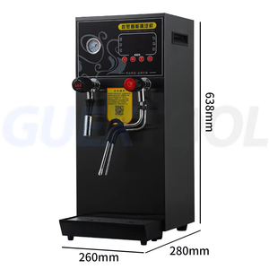 Machine à eau bouillante électrique 12L, mousseur à lait commercial, machine à eau bouillante à vapeur double usage, machine à m - Product Image 6