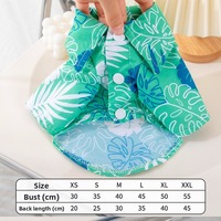 T-shirt respirant pour chien, style Hawaï, XS-XXL, accessoire d'été pour chiens de petite et moyenne taille