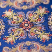 Tissu en Soie Pure de Qualité Luxe avec Imprimé Type Broderie Mûrier pour Robe de Soirée/Écharpe - Vente en Gros Prix Usine