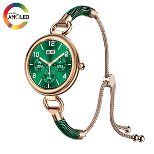 Definite W11 <b>Smart</b> Watch 1.19AMOLED Screen IP68 Waterproof 185mAh Battery Heart Rate Female Menstrual Cycle for IOS Android - Product Image 2