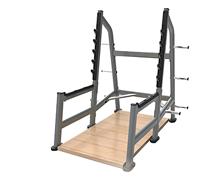 Sécurité Fitness Training Haltérophilie Plate-forme Squat Rack