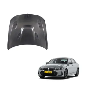 Automotive Parts Carbon Fiber Front Bonnet 2005-2008 BMW 3 Series V Style Engine Hoods For BMW E90 Pre Hood