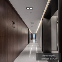Cabezales empotrables LED de techo cuadrado Downlight 3W/7W/9W/10W/18W/20W/25W/30W LED empotrable Downlight focos LED ajustables