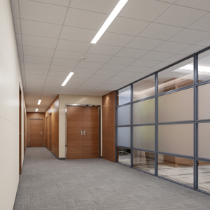 SZMK 2026 Cloison mobile en verre pour bureau, chambre et salle à manger, en alliage d'aluminium, verre trempé, insonorisée, design moderne, tailles personnalisées, usage <span class=keywords><strong>commercial</strong></span> - Product Image 1