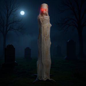 Figura Animada de Momia de 1.83 m con Ojos Rojos LED, Decoración de Halloween, Modelo de Plástico D0100XU64VW - Product Image 2