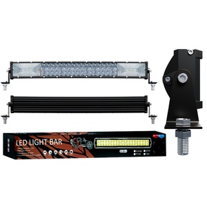 Barre LED de travail 21 pouces en aluminium, éclairage moto blanc jaune clignotant 270W, barre LED auto - Product Image 3