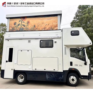 HOWO Nouveau <span class=keywords><strong>camping</strong></span>-<span class=keywords><strong>car</strong></span> de luxe diesel turbo, conduite à gauche, transmission automatique, toit relevable à deux étages, à vendre - Product Image 2