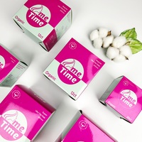 Produit d'hygiène féminine personnalisé Coussin à langer hygiénique en coton biologique Sous-vêtements sexy pour femmes Serviettes de nuit hygiéniques pour filles