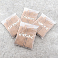 Sacs d'emballage en plastique givré à fermeture éclair personnalisés avec logo pour t-shirts imprimés – Vente chaude