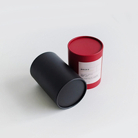 Emballage en tube de papier écologique imprimé sur mesure pour capsules de probiotiques et coffret cadeau de compléments bien-être