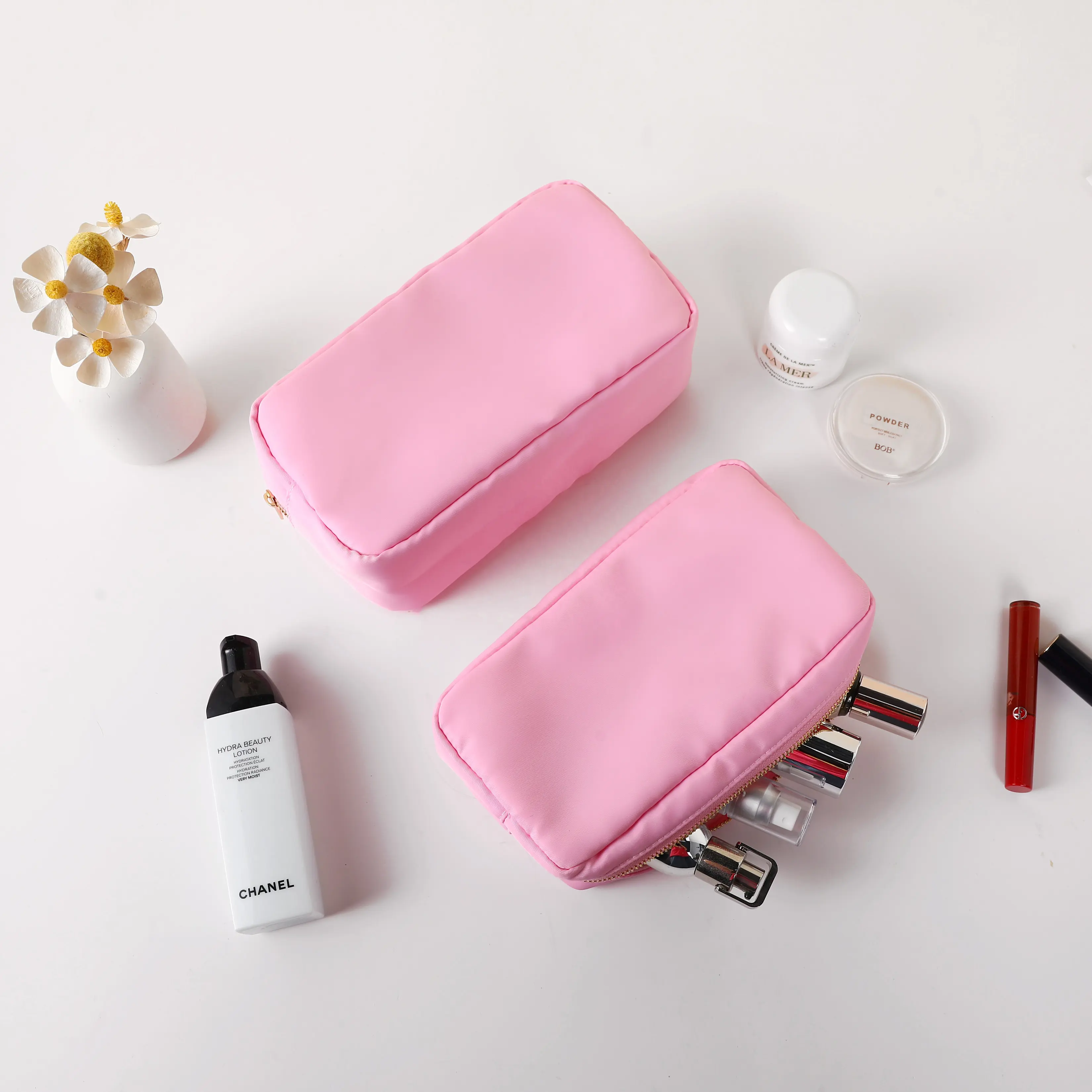 Wholesale Stock Makeup Bag Travel Cosmetic Bag for Women Toiletry Bag for Girls