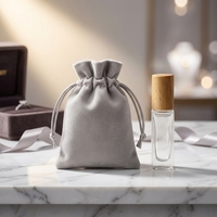 Pochette à bijoux en velours rose Bestpackaging, sac d'emballage pour bijoux avec cordon de serrage, sac à bijoux personnalisé avec logo, sac cadeau pour bijoux