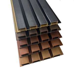 Hiện đại bên ngoài không thấm nước rãnh WPC Panel tường ngoài trời Vườn Composite Ốp kỹ thuật chải cho bên ngoài ốp - Product Image 3