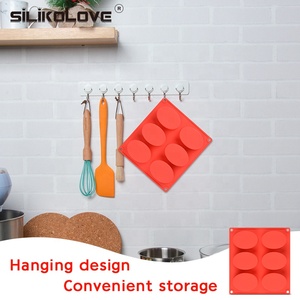 MUYULINS Food Grade Silicone 6 Cavity DIY Soap Making Mold Oval Kitchen <b>Accessories</b> - Product Image 4