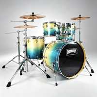 Offre Spéciale – Batterie de Jazz 6 Pièces Série Knock DF-D Laquée avec Coquilles en Bois de Peuplier et Bouleau – Instrument de Percussion Professionnel