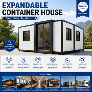Casa Contenedor Expandible de Doble Ala, Edificio Prefabricado Portátil con Mobiliario Interior Personalizado y Sistema de Circuitos <span class=keywords><strong>para</strong></span> Oficina en Obra - Product Image 6