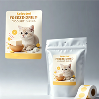 Étiquettes autocollantes personnalisées imperméables pour aliments pour animaux de compagnie, contenants alimentaires, bouteilles, emballages