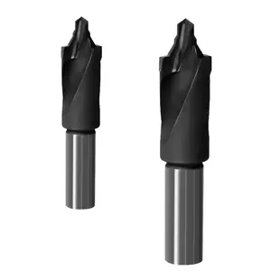 Factory customization carbide spot drill 2-edge welded forming spot drill bits
