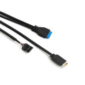 Maoye MY9225คุณภาพสูง USB2.0 + USB3.0 10Gbps ชาร์จเร็ว3A แจ็คเสียง HD แจ็คพีวีซีชุบดีบุกตัวนำทองแดงคอมพิวเตอร์ - Product Image 5