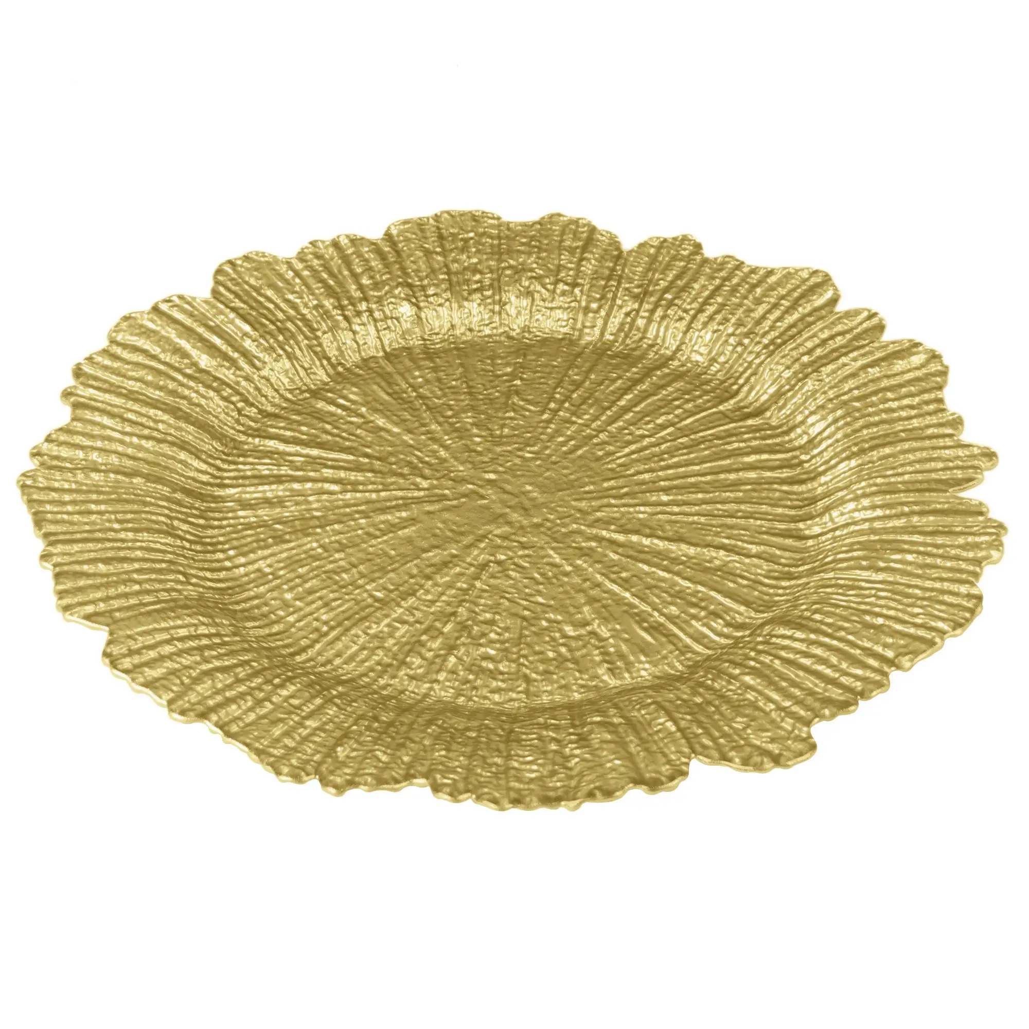 Benutzer definierte Tisch dekoration Silber Gold Koralle Kunststoff Ladesc halen für Dinnerparty Hochzeit Baby Shower Jubiläum