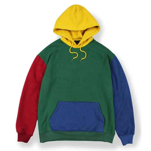 Meilleur sweat à capuche pour homme, manches raglan, en polaire, coupe oversize, décontracté, pour l'automne, violet, orange, bleu, vert, avec poches - Product Image 4