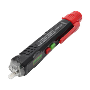 HT101 เครื่องตรวจจับแรงดันไฟฟ้ากระแสสลับแบบไม่สัมผัส 12V‑1000V ปากกาทดสอบแรงดันไฟฟ้าพร้อมจอแสดงผลแบบแท่งอัจฉริยะและไฟฉาย LED - Product Image 4