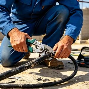 Cortador de Cables de Trinquete de Grado Industrial <span class=keywords><strong>XC</strong></span> J52, Doble Palanca Ahorradora de Esfuerzo, Compatible con OEM/ODM - Product Image 4