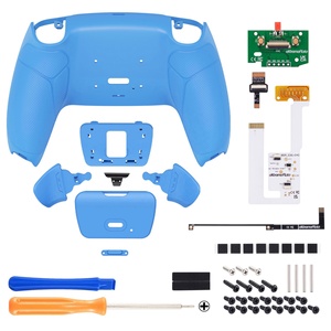 For Starlight Blue Rubberized <b>Grip</b> Plastic Eco-friendly ABS Game <b>Controller</b> Remap Back Button Back Paddles for - Product Image 2