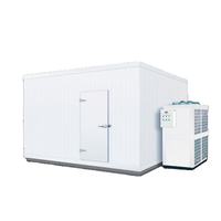Koelcel voor champignonkweek met Copeland compressor, geluidsisolerende panelen, op maat gemaakt