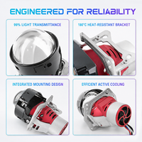 Phare de voiture AFS Dynamic Bending 3 pouces Bi-LED 6000K 12V 24V, projecteur à faisceau haut et bas, lentille de phare LED, éclairage automobile de rechange