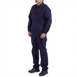 Overol de Trabajo de Manga Larga Azul Marino para Hombre, Uniforme Industrial Cómodo - Product Image 2