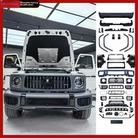 Nouveau kit de pare-chocs automobile de haute qualité style AMG pour Mercedes-Benz Classe G G500/G350 2025, avec accessoires d'échappement et ailes avant/arrière