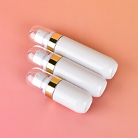 Vide Hydratant Lotion Eau Toner Parfum Conteneur 40ml 60ml 80ml Fine Brume En Plastique Vaporisateur avec Or Argent cou
