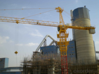 Grue à tour QTZ40 de 72 000 kg avec hauteur de travail autonome de 29 m, mini-grue à tour
