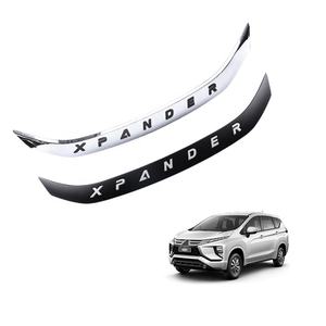TXR Auto ornement de capot avant noir avec argent mot bonnet garniture accessoires de garde pour Mitsubishi Xpander <span class=keywords><strong>2017</strong></span>-2021 - Product Image 4