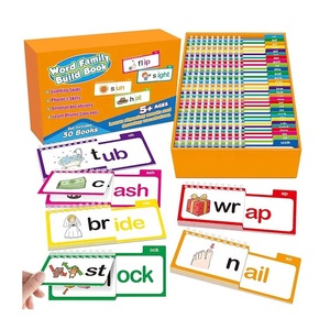 30 Libros de Lectura y Rimas para Niños, Educación Temprana, Aprendizaje de Palabras en Inglés, Libro de Ortografía, Tarjetas de Vocabulario - Product Image 1