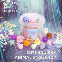Poupées en forme de baril, jouets de décompression à pincer en plastique souple, petits cadeaux, squishies