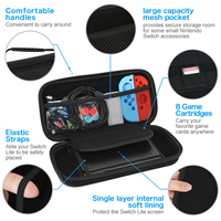 Coque de transport pour Nintendo Switch 19 en 1, accessoires fantaisie, protection d'écran, étui rigide, pour console