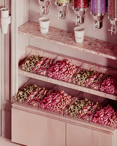 ตู้เก็บของร้านเสริมสวยแบบปรับแต่งได้พร้อมไฟ LED และเคาน์เตอร์โชว์ยาทาเล็บ |   การออกแบบจัดแสดงสินค้าที่ทันสมัยและเหมาะสำหรับร้านสปา - Product Image 4