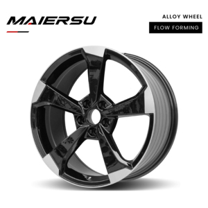 ล้อแม็กซ์ 5 ก้าน ขอบดำขัดเงา สำหรับ Audi <span class=keywords><strong>Q5</strong></span> Q5L Q7 Q8 RS Q3 <span class=keywords><strong>ABT</strong></span> ขนาด 19 20 นิ้ว 5 รู 112 อลูมิเนียม สำหรับรถยนต์นั่งส่วนบุคคล - Product Image 3