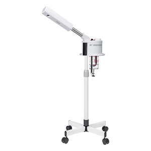 Wholesale Salon Foot Care Spa <b>Steamer</b> Mist Maker Machine Dual-Head Hot & Cold Gold Pedicure <b>Steamer</b> with Wheels - Product Image 2