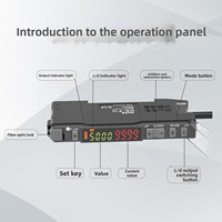 Amplificador de Fibra Óptica de Alto Rendimiento DASS DS-F14, Pantalla Digital Dual, Tiempo de Respuesta Ajustable de 1-9999ms, 12-24V, Venta al Por Mayor