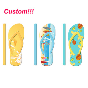 Infradito da donna estive di alta qualità, morbide, alla moda, economiche, da <span class=keywords><strong>spiaggia</strong></span>, in PVC, EVA, con cuscino massaggiante in gomma, confezione in sacchetto OPP - Product Image 1