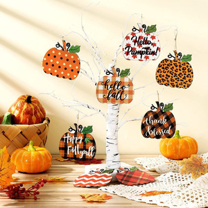 Nouvelles décorations suspendues d'automne transfrontalières, décorations suspendues pour Thanksgiving, décorations suspendues pour arbres d'automne, citrouille de style classique - Product Image 1