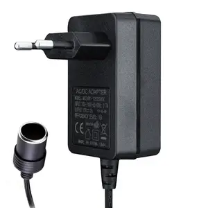 120V 220V Ke 12V 2a Ac/Dc Adaptor Konektor Pemantik Rokok Adaptor Daya untuk Kulkas Mobil