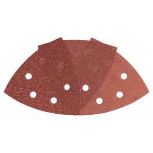 BOSCH - 2607017111 Juego de chapas de lijado para lijadoras Delta (25 uds.) -EAN 3165140603102 ABRASIVOS PAPELES ABRASIVOS - Product Image 1