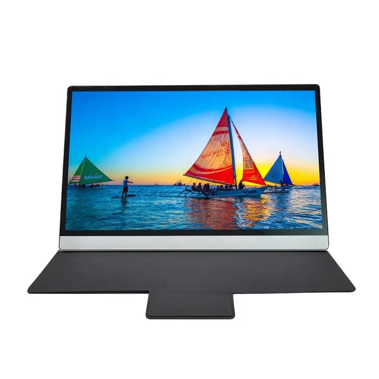 2020 15.6 Inch Slanke Ultra Dunne Usb Touchscreen Gaming Draagbare Monitor Ips Voor Laptop Met Hd-Mi Input Type C